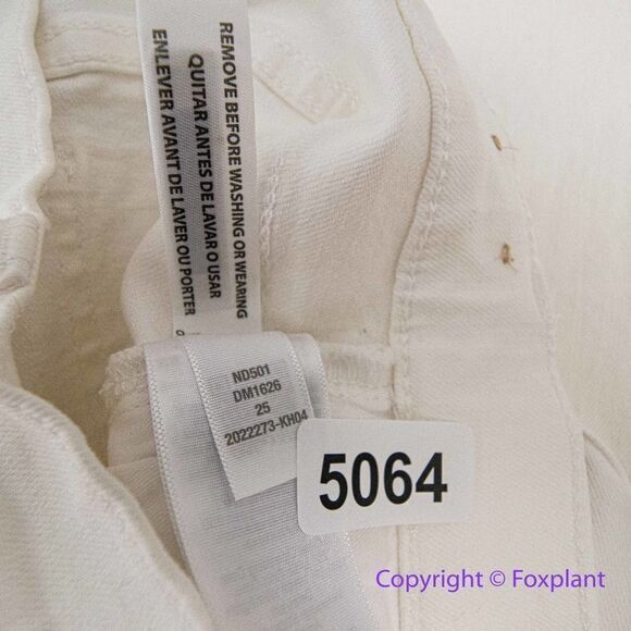 NEW Madewell The High-Rise Perfect Vintage Jean in‎ Tile White, 25 - Picture 15 of 15